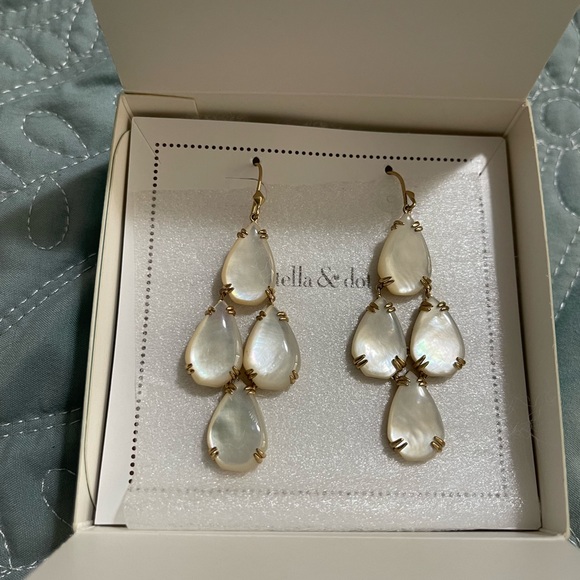 Stella & Dot Botanical Chandelier Earrings - Picture 2 of 4